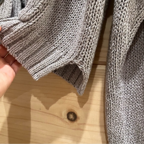 Brochu Walker Cropped Chunky Knit Button Up Cardigan in Asher Multi M - Picture 9 of 16